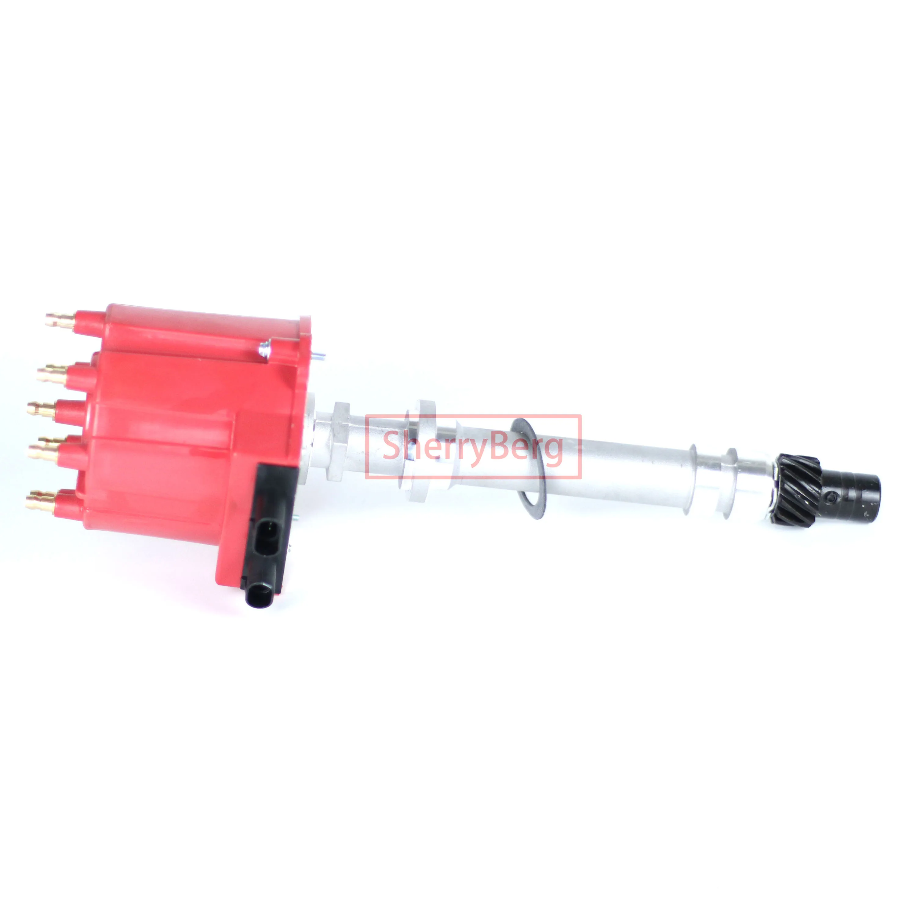 

SherryBerg High Performance Billet Ignition Distributor for Chevy GMC C/K Pickup Truck Van Camaro 5.0L 5.7L 7.4L V8 8 Cyls Red