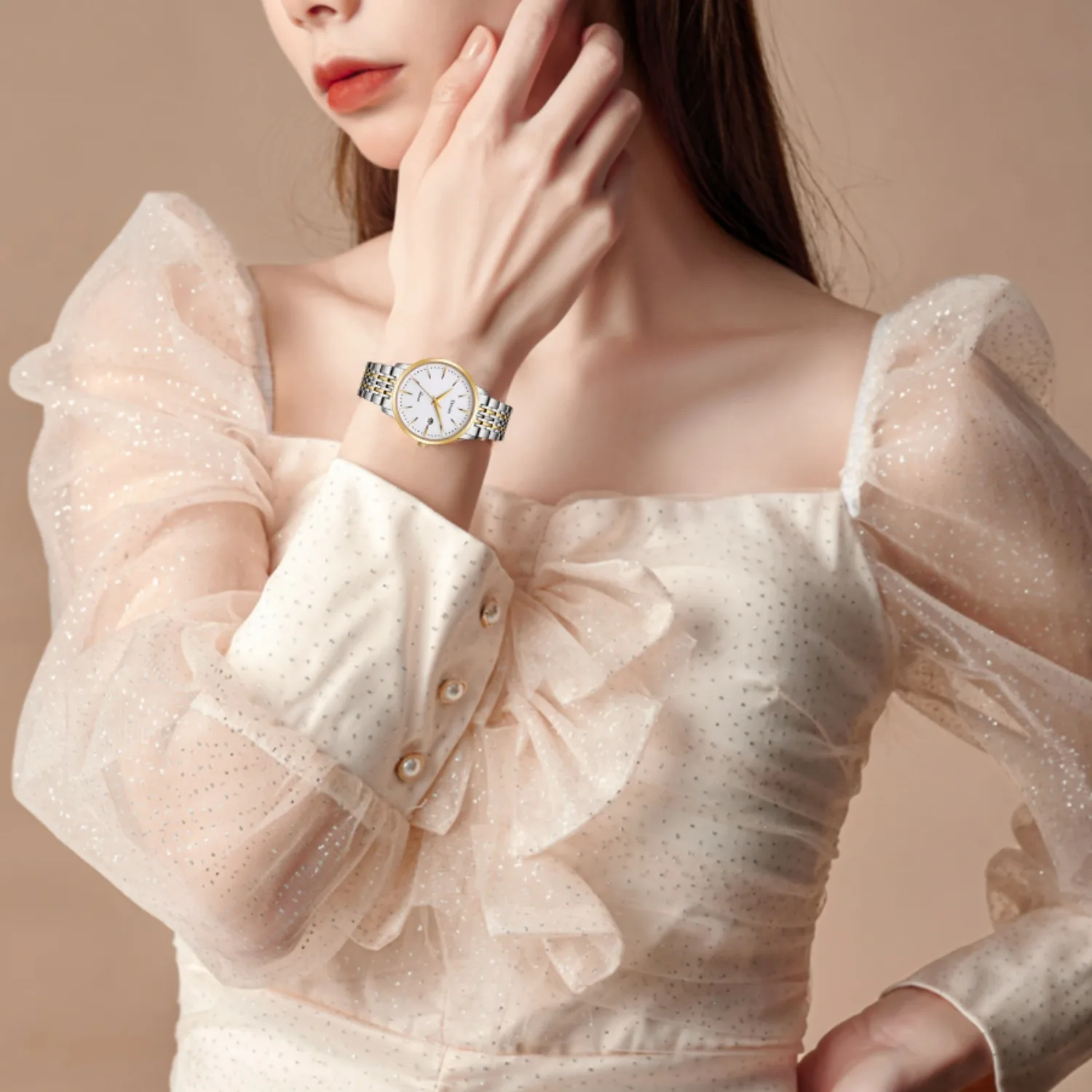 Deesio Brand Design Movimento giapponese Orologio al quarzo Impermeabile Moda Casual Business Coppia Orologi AnniversarioRegali