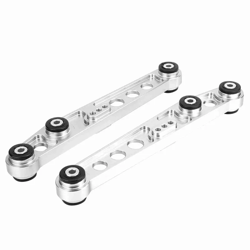 Rear Subframe Brace & Lower Control Arms Kit - Silver Finish, Compatible with Honda Civic Models 1992-1995, Durable Suspension R