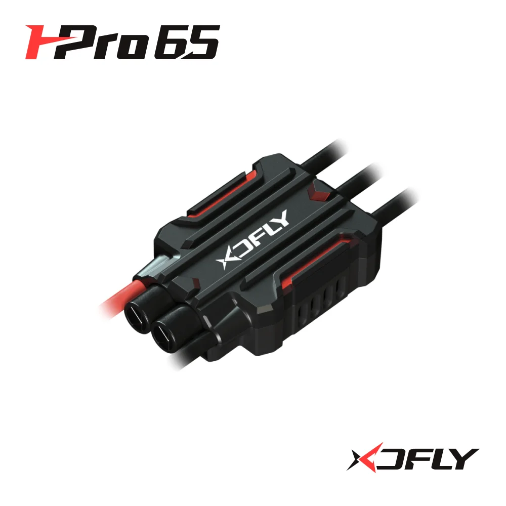 XDFly HPRO 65A ESC 3-6S ในตัว SBEC 6-12V ตัวควบคุมความเร็วสําหรับเฮลิคอปเตอร์ RC 325-380 Class เครื่องบินเครื่องบิน FIXED-Wing