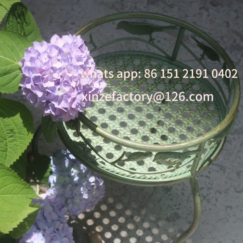 

Customizable stojak ogrodowy na kwiaty kutego żelaza zrób stare półki na rośliny dziedziniec soczysty stołek na kwiat