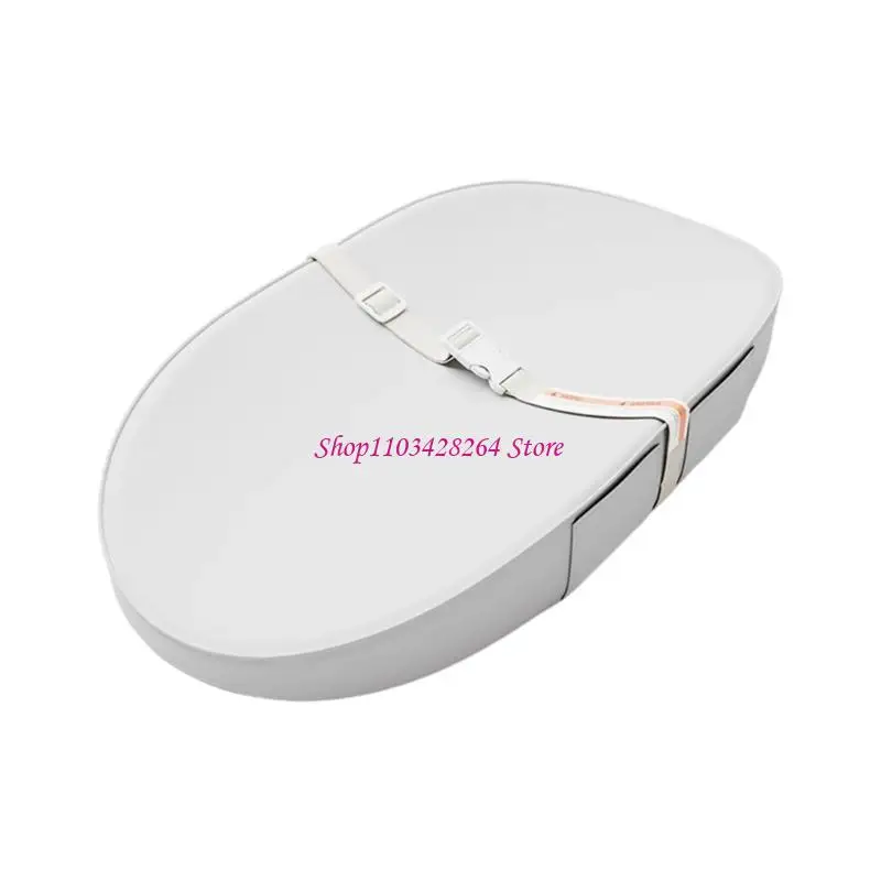 Portable Baby Changing Mat Waterproof Surfaces Contoured Edges for Safety Guard