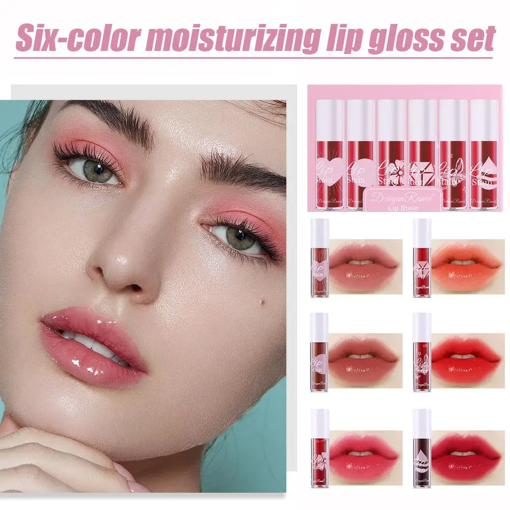 Lucidalabbra balsamo per le labbra a lunga durata rossetto liquido specchio Glitter lucidalabbra rossetto impermeabile cosmetici trucco Lipgloss per Y5Q3