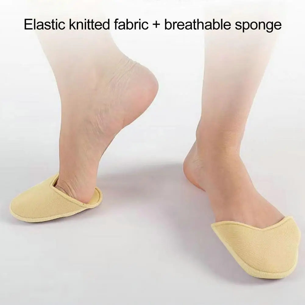 Foot Shape Cushion Ballet Shoe Sponge Insert Pads for Forefoot Pressure Relief Reusable Toe Protector for Dance for Ballet