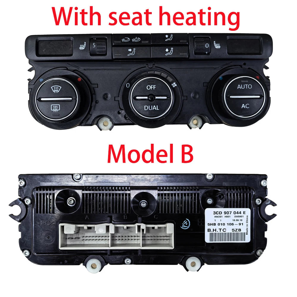 Car Air Conditioning Switch For Volkswagen Magotan B6 MK5 Golf 6 A/C Heater Climate Control Panel Unit Switch