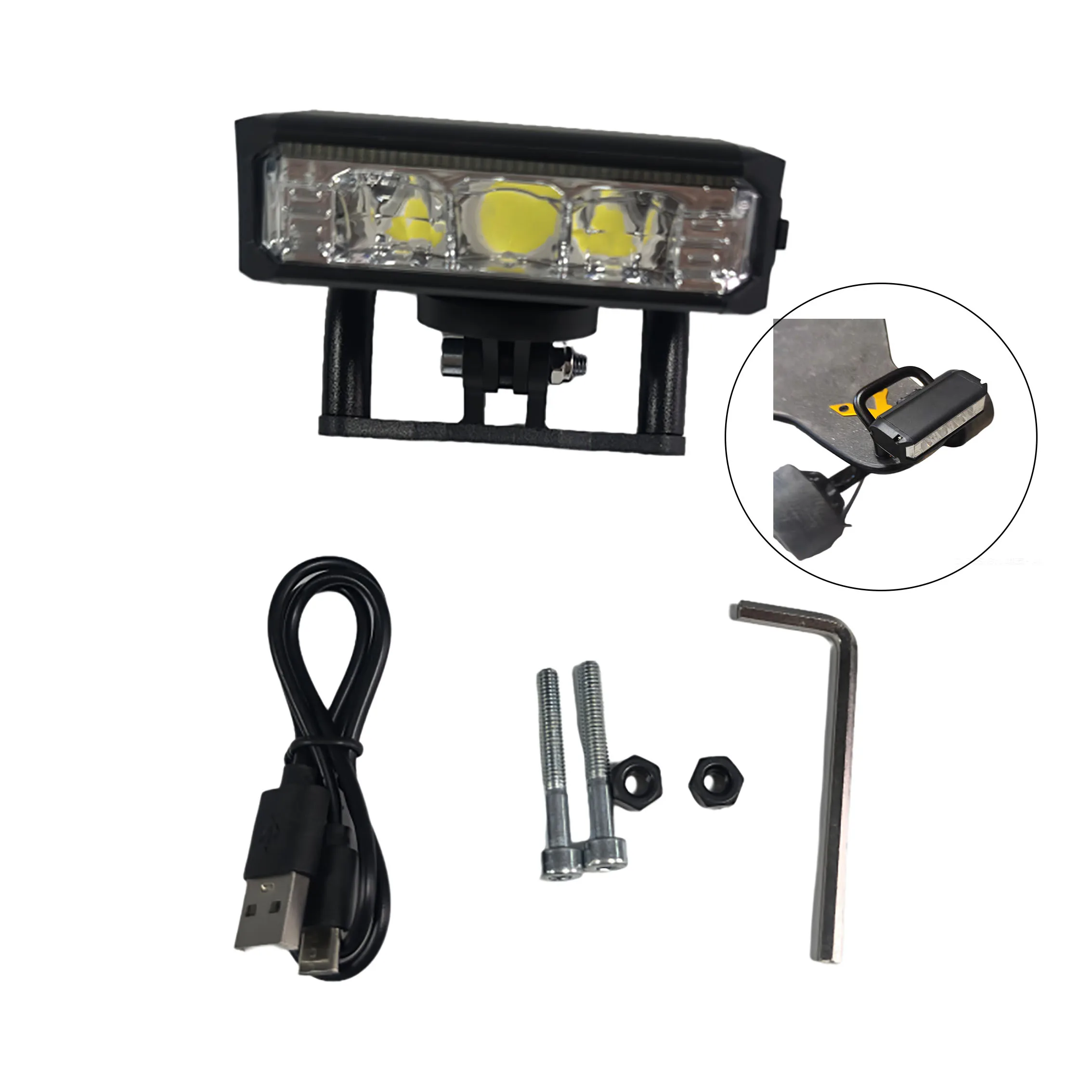

Four-wheel scooter accessories headlight lighting handle light night light riding light small fish board big fish board