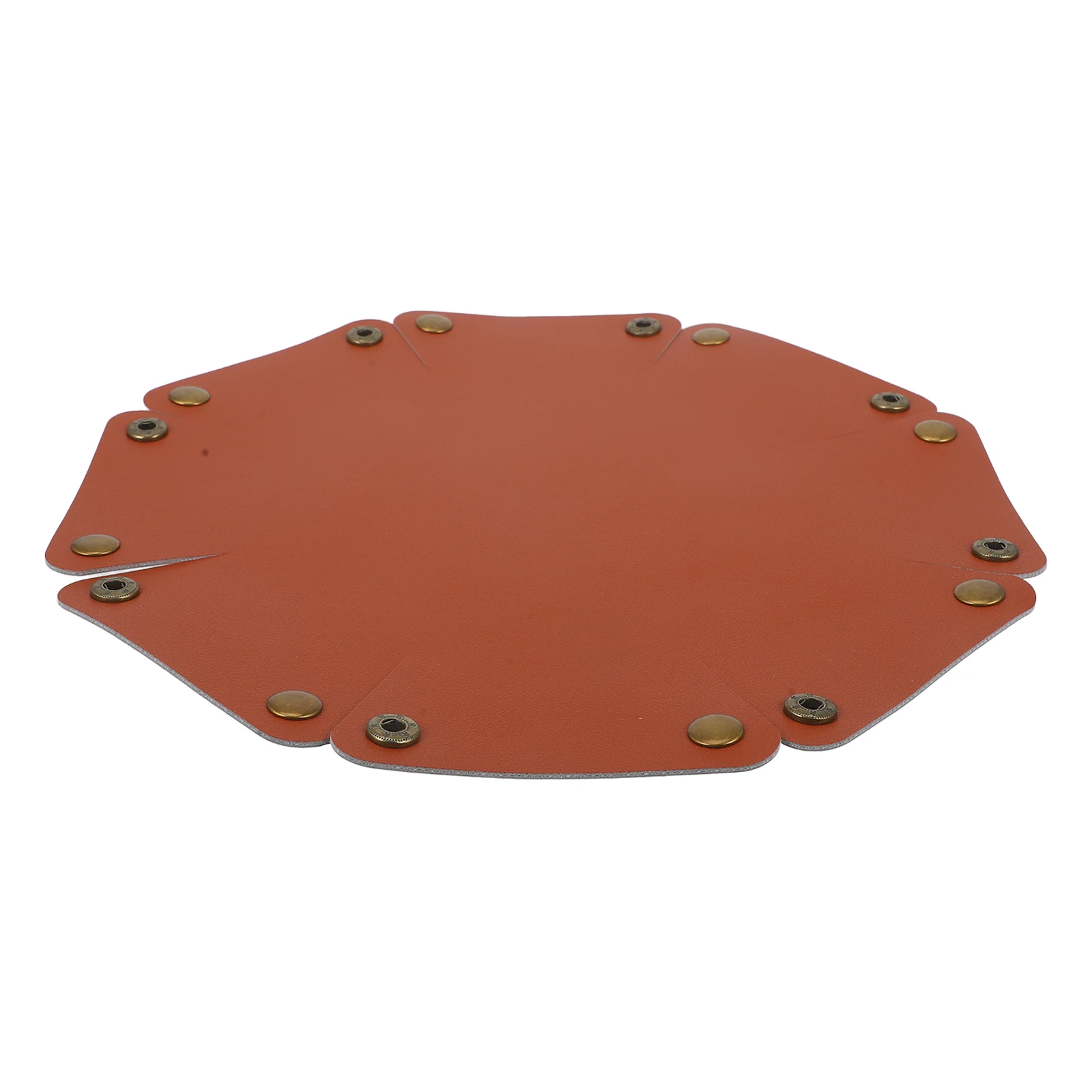 

PU Jewelry Dish Tray Small Trays Organizer Desktop Entryway Table Key Holder Chic Aesthetic Lightweight Easy Clean