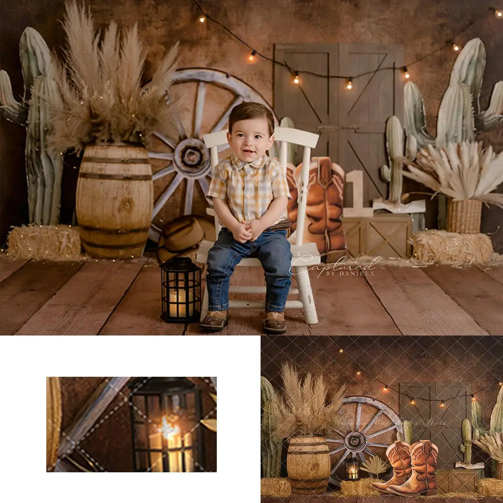 

Yellowstone Cowboy Backdrop Kids Baby Cake Smash Photography Props Child Girls Adult Birthday Party Studio Backgrounds