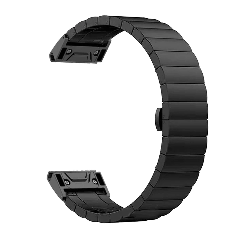 Stainless Steel Watchband For Garmin Fenix 8 51mm Quick Fit Bracelet For Garmin Enduro 3 2 Metal Strap Fenix 6X 7X Pro Wristband