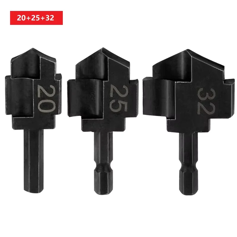 

Инструмент для ремонта внутренних протечек и соединения водопроводных труб, шестигранный ступенчатый сверло PPR 20/25/32 мм.