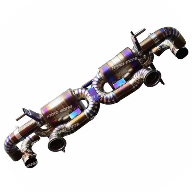 Catback del sistema de escape Valvetronic de titanio de rendimiento para Audi R8 V10