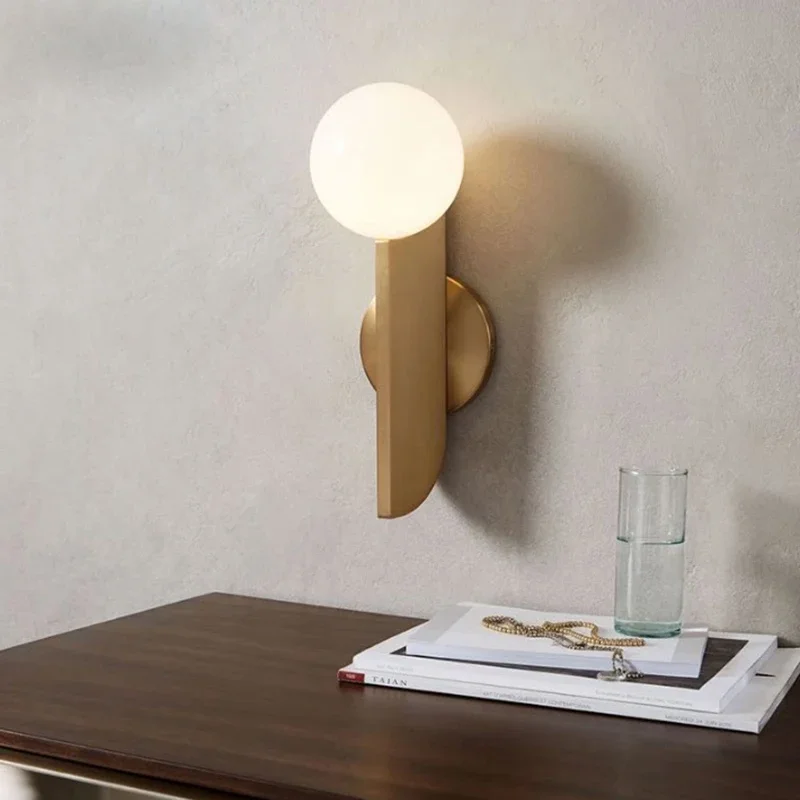 Nordic Minimalist Style Creative Golden Note Wall Light Living Room Bedroom Study Light Luxury Decoration Lighting Wall Lamp