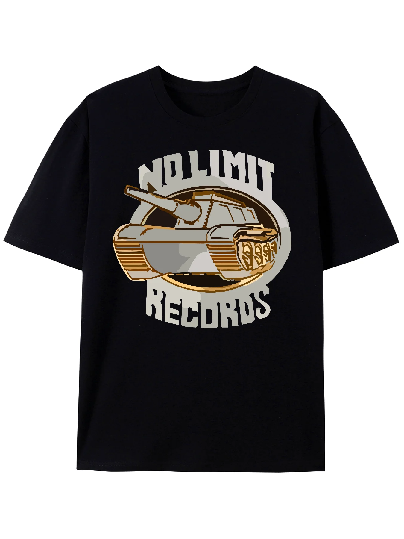 No Limit Records Dirty South Rap Hip Hop T-Shirt Fashion T-shirt Round Neck Short Sleeve Top