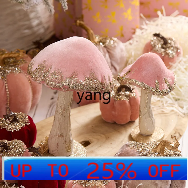 

LMM ornaments ornaments ins creative mushroom window scene arrangement props Christmas gifts