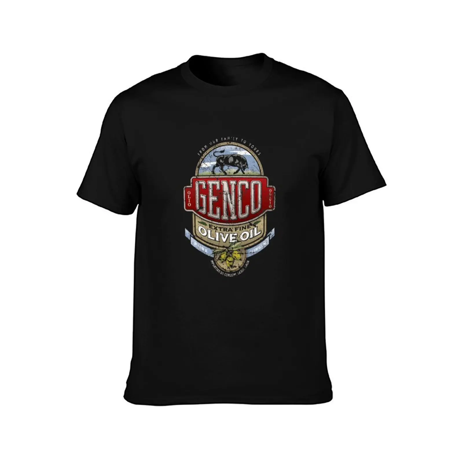 Genco Olive Oil The Godfather T-Shirt Graphic Print Short Sleeve T-Shirt