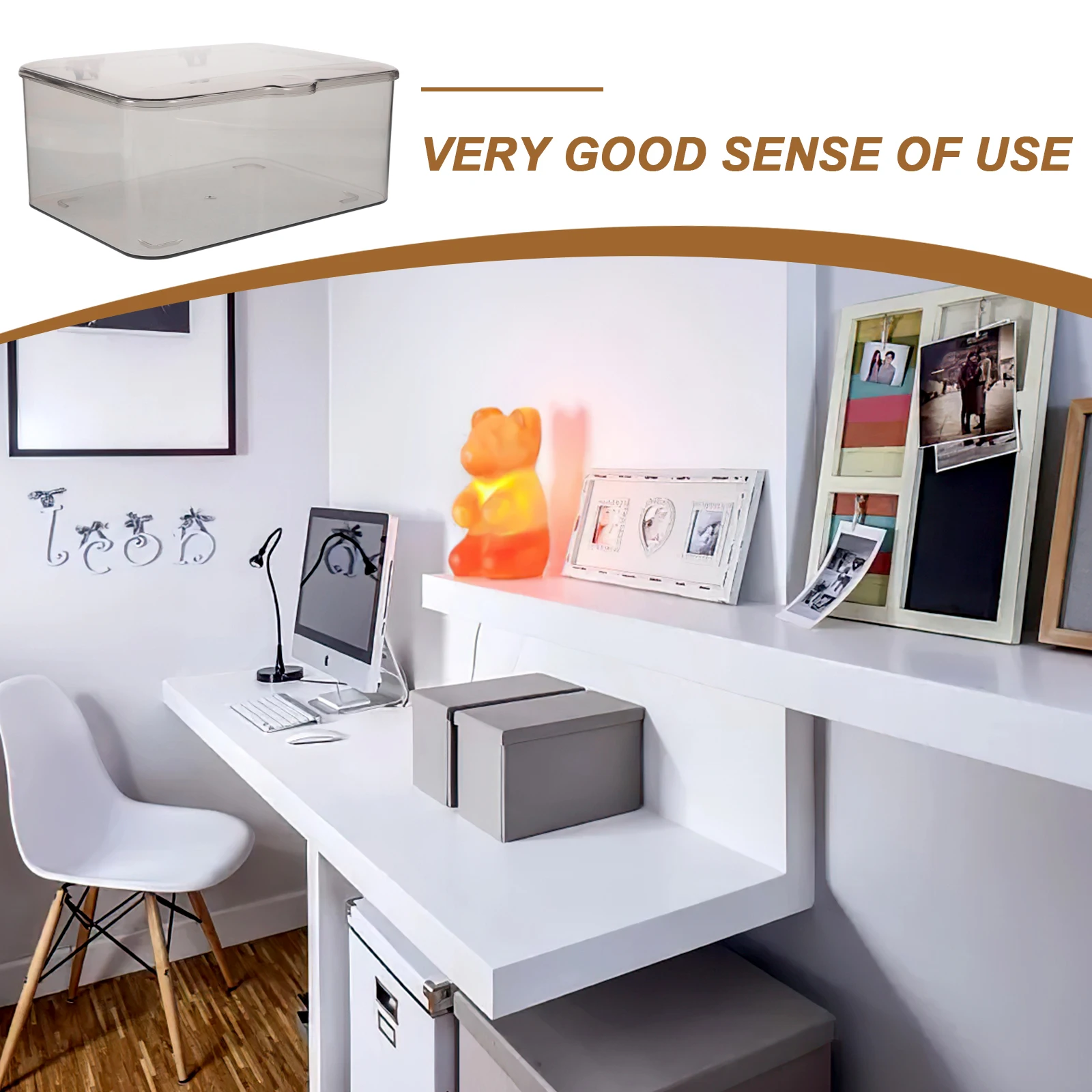 

Ящик для хранения чайного сервиза, настольный ящик для хранения, органайзер для домашнего хранения, настольный органайзер, пластиковая коробка-органайзер