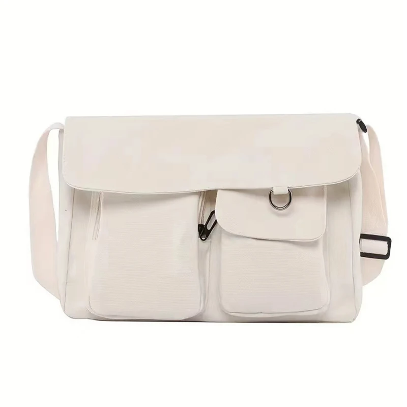 Female Crossbody Bag Small Daisy Cute Versatile Modern Minimalism Large Capacity Students Canvas Women One Shoulder Bag