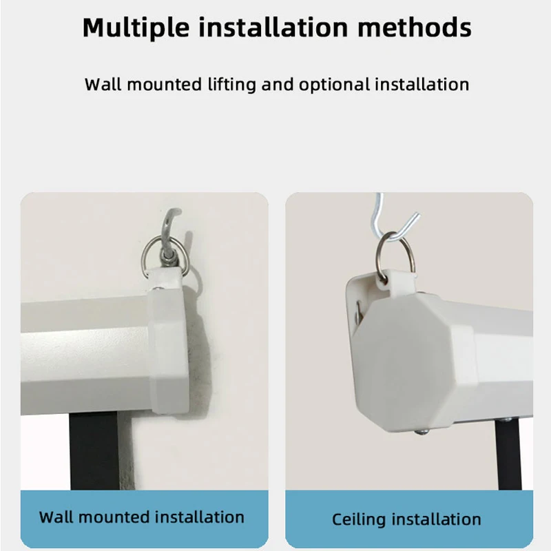 

2025 hot sale 100 Inch 4:3 Wall Mounted Projection Screen, Indoor Automatic Locking Projection Screen, Home Movie Ceiling TV Pro