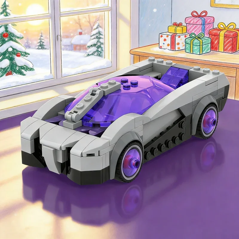 242 Piezas MOC Metaloid Hot Wheels Acceleracers City Champions, Bloques de Construcción de Modelos, Ladrillos de Juguete de Arquitectura, Regalos para Festivales