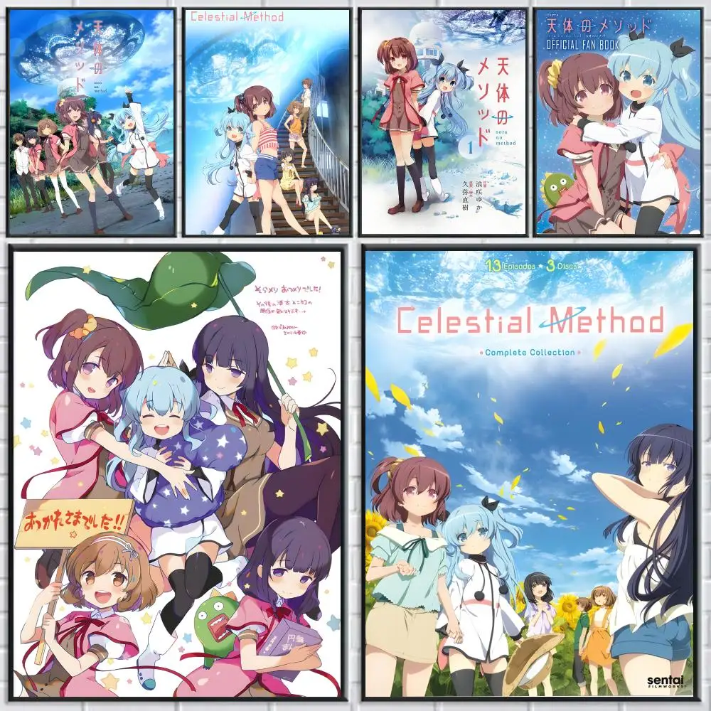 Affiche Celestial Method HD, autocollant en papier imperméable, convient aux salons, chambres à coucher, décoration intérieure.