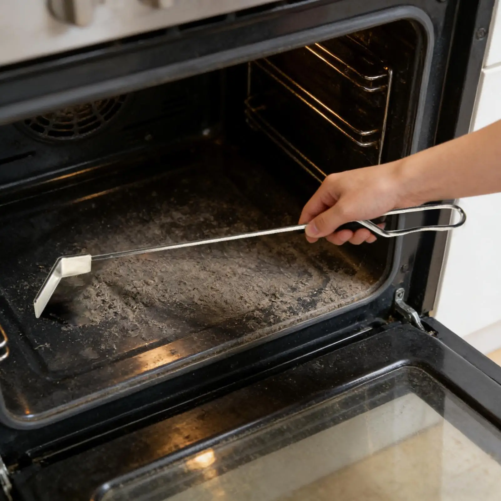 

Grill Ash Rake Reusable Maintenance BBQ Ash Cleaning Tool Grill Cleaning Grill Cleaner for Garden Grill Stove BBQ Camping