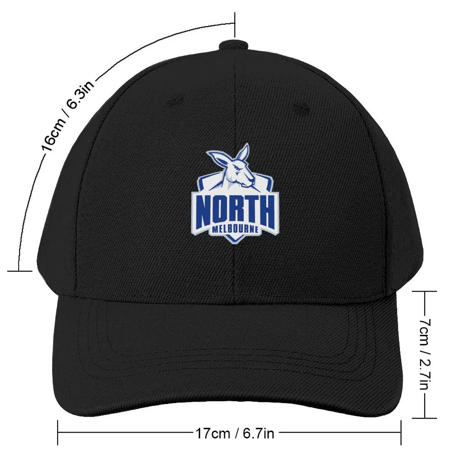 North Melbourne Kangoroo Football Club Baseball Cap Wild Ball Hat Sun Cap hard hat Hat Man Luxury Girl Men's