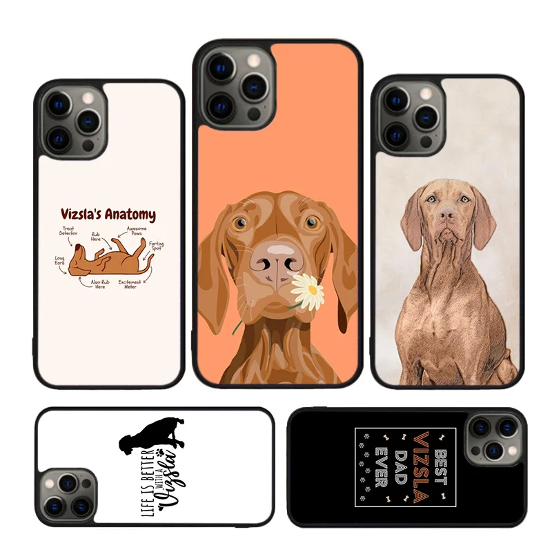 

Autumu Hungarian Vizsla Dog Phone Case For iPhone 16 15 13 14 11 12 Pro Max Max 6 7 8 Plus SE 2020 14 Back Cover
