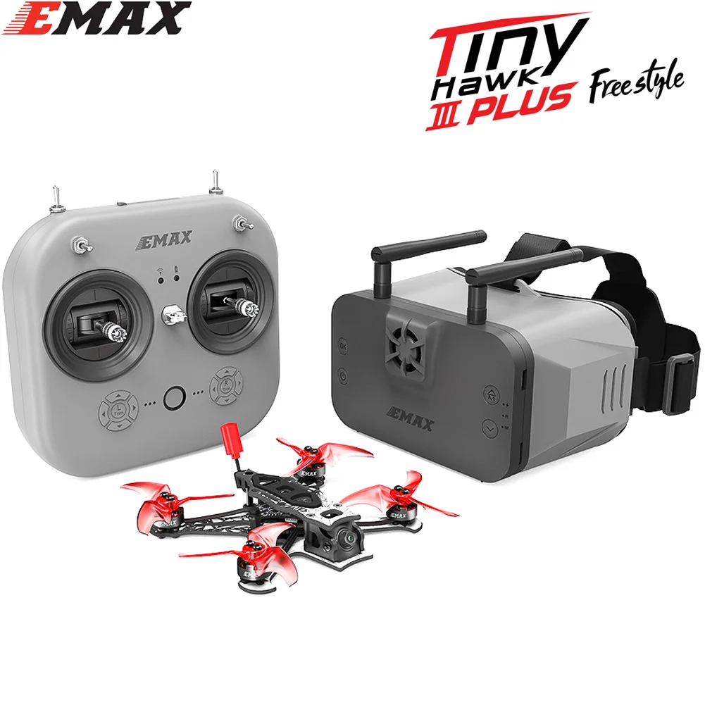 

Emax RC Tinyhawk III Plus HD Zero BNF/RTF RC Аналоговый гоночный дрон Freestyle TH12025 7000KV 2S 2.4G ELRS с камерой Квадрокоптер