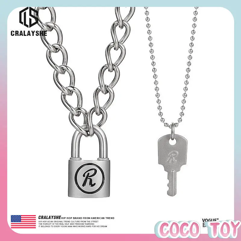 

Официальное оригинальное британское ожерелье NANA в стиле Сида Викуса с замком Nanking, панк-замок R, подарок для пары, в стиле Джексона Вана