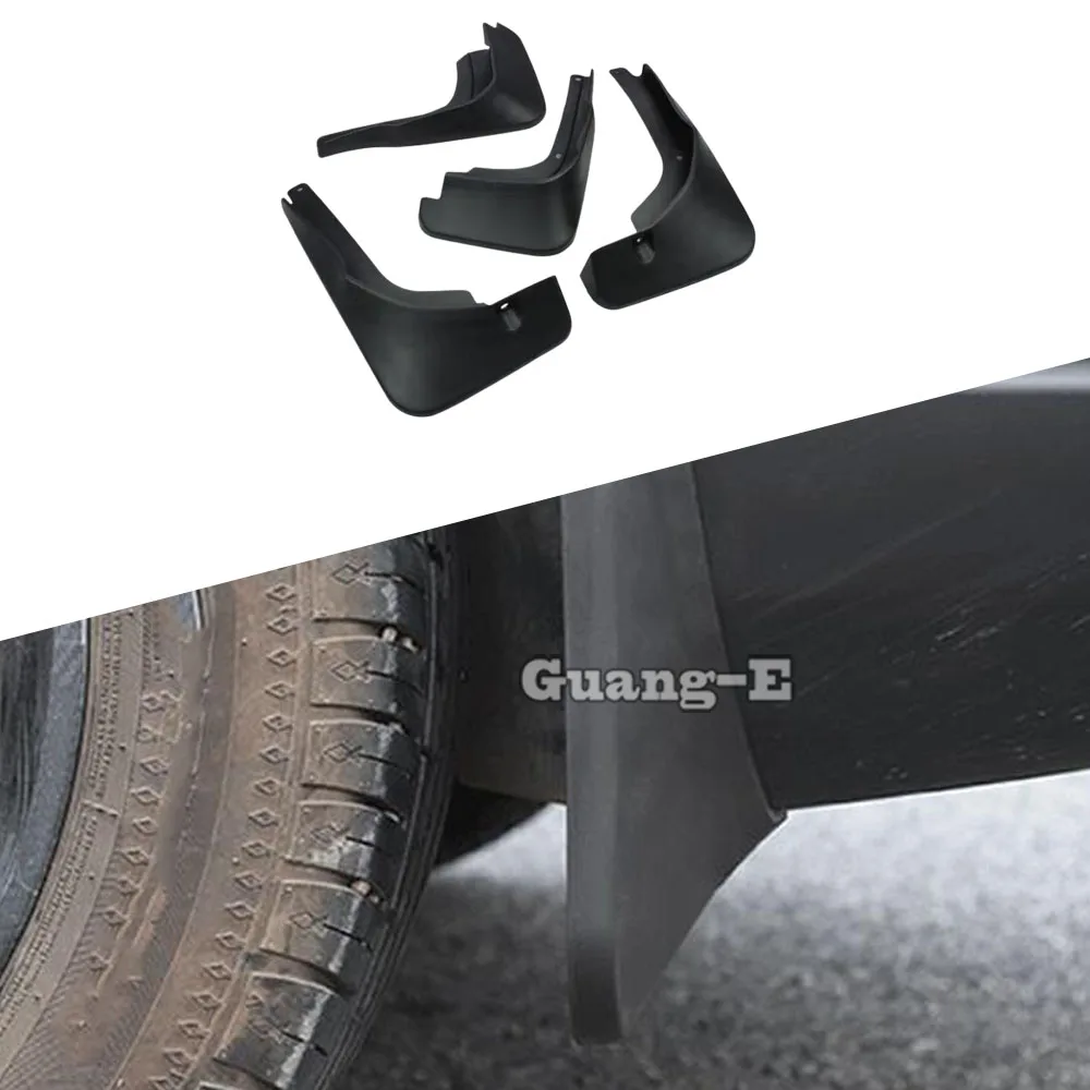 

For Mitsubishi ASX 2013 2014 2015 Car Styling Plastic Fender Soft Mudguard Auto Detector Flap Splash Mud Guard 4pcs