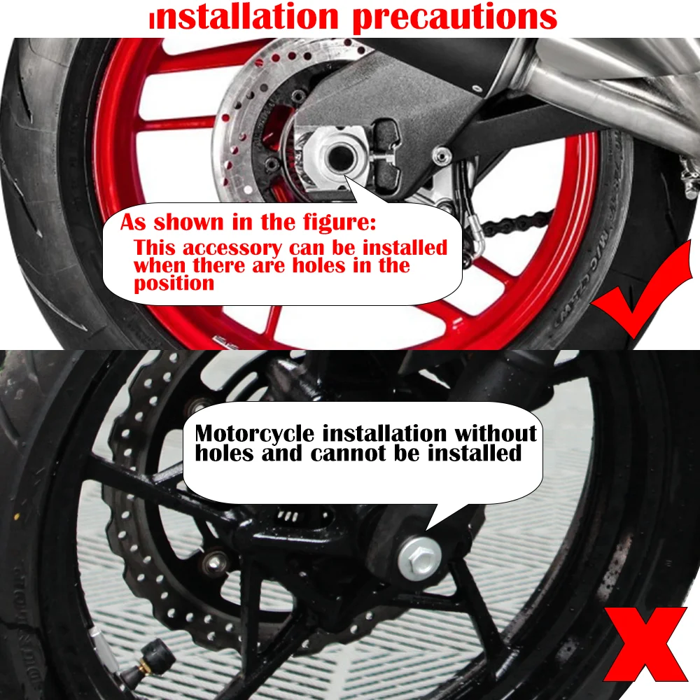For YZFR1 YZFR6 R1M R1 R6 Motorcycle CNC Front & Rear Axle Fork Wheel Falling Protector Crash Slider Cap Pad