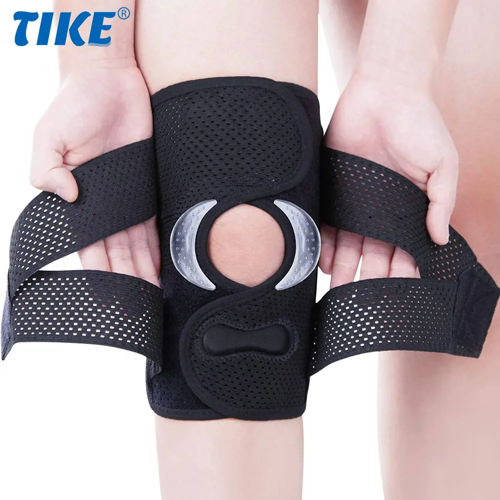 1PC Knee Brace with Side Stabilizers Relieve Meniscus Tear Knee Pain ACL MCL Arthritis Joint Pain Relief Adjustable Knee Support