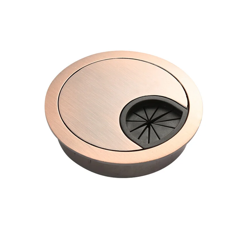50/60mm Desk Wire Hole Cover ABS Plastic Round Cable Box Computer Thread Hole Table Line Hole Cover Decorative 7-color