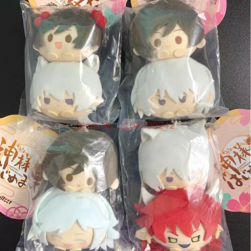 Set de Llaveros de Peluche de Anime Original Nullset Kamisama Kiss, Figura Reclinada de Nanami Tomoe Hakushu, Adorno Colgante Kawaii, Regalo para Adultos