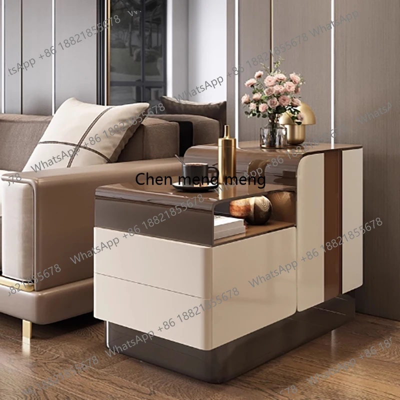 

Design Luxury Side Table Sofa With Storage Unique Trendy Coffee Tables Nordic Style Mesa De Centro Sala Living Room Furniture