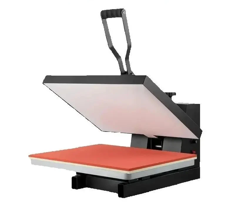Presse à chaud manuelle à clapet 15x15 16x20 16x24 pour transfert par sublimation sur T-shirt et oreiller
