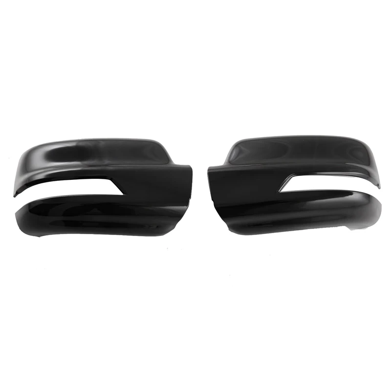 1Pair Car Rearview Mirror Cover Trim For Dodge Ram 1500 TRX T-Rex 2023 Side Wing Rear Mirror Caps Parts Glossy Black