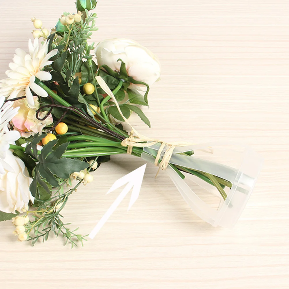 10 قطع من البلاستيك باقة قاعدة زهرة حامل مثبت لتزيين طاولة الزفاف DIY المشاريع الحرفية المدمجة خفيفة الوزن المحمولة #6