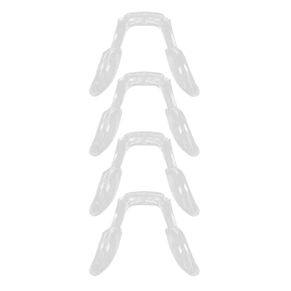 

4Pcs Screw-in Silicone Eyeglass Nose Pads Soft U-Shaped Replacement Non-Slip Bridge Cushions for Glasses Sunglasses