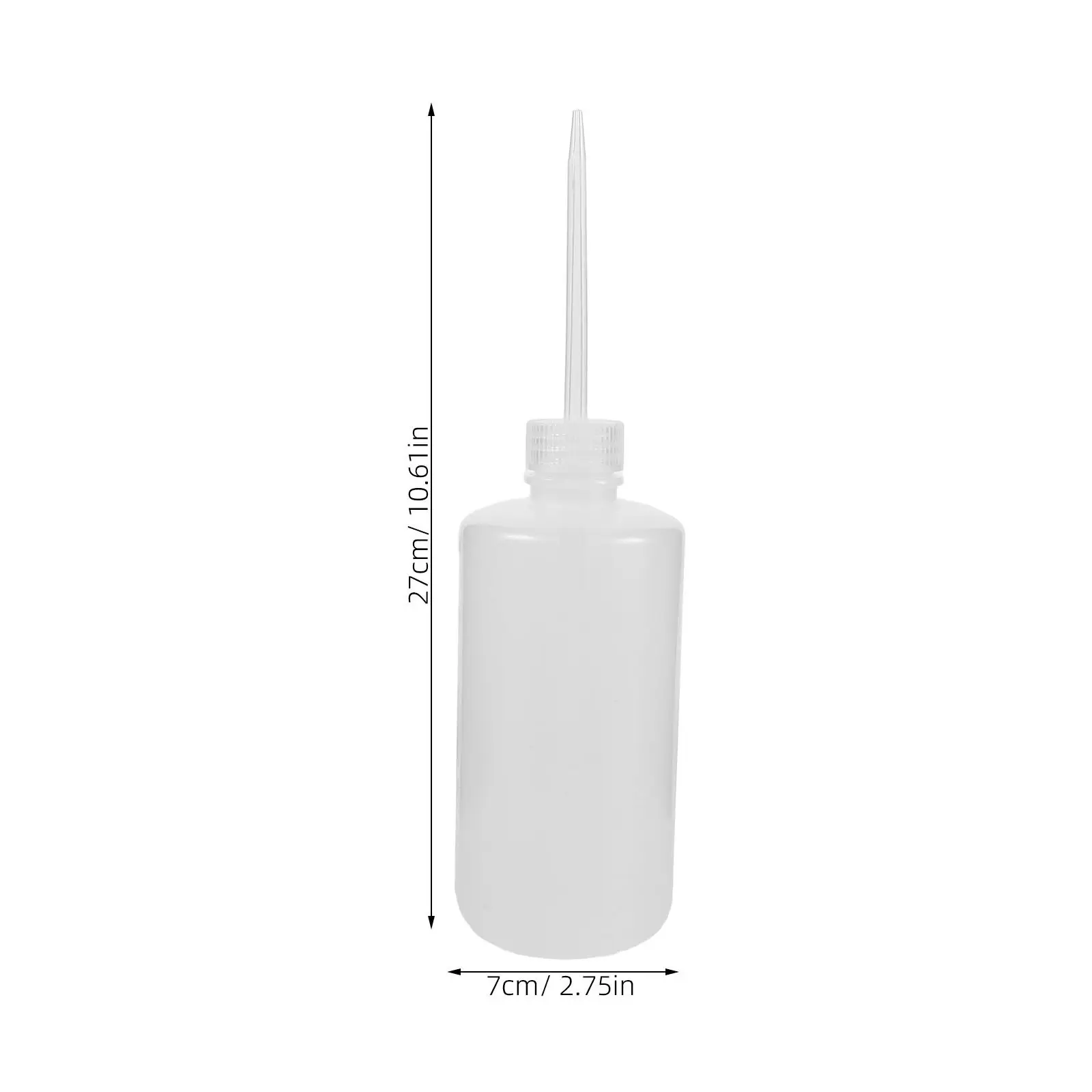 6Pcs Plastic Laboratory Bottles Clear Squeeze Bottles Precise Needle Tip for Chemical Dispensing Cleaning Craft Use Leakproof