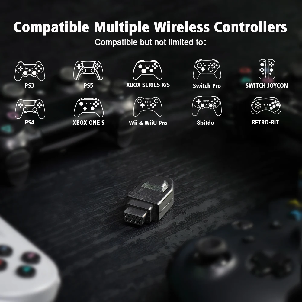 Blueretro adattatore Joystick Gamepad Wireless per convertitore Atari 2600 per Console Atari/PS4/Xbox Series X/S / 8 Controller Bitdo