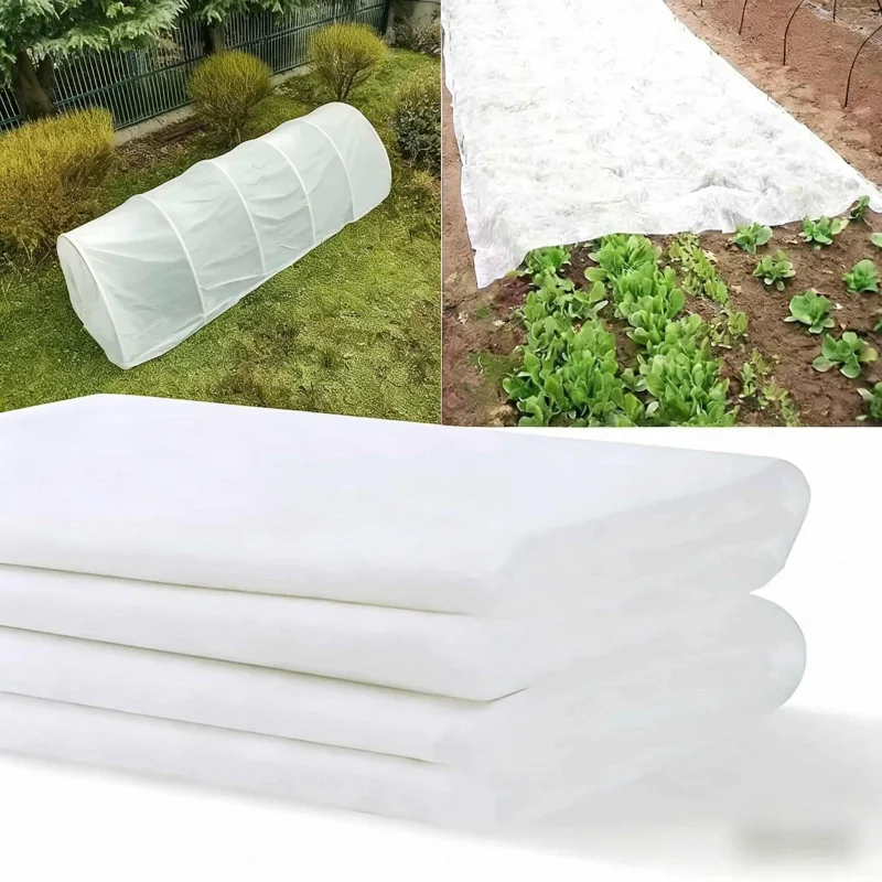 160cm X 1000cm Thickened Non-Woven Plant Protection Cover for Vegetables And Fruit Trees Frost Protection Insulation Windproof