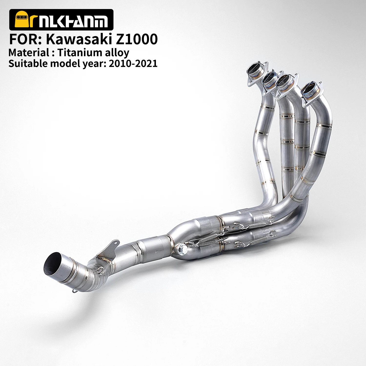 

Для Ninja Z1000 2010-2021 Ti. Выхлопная система из сплава, труба Slip-On, опционально, с интерфейсом 51 мм, передняя соединительная труба, для мотоциклов