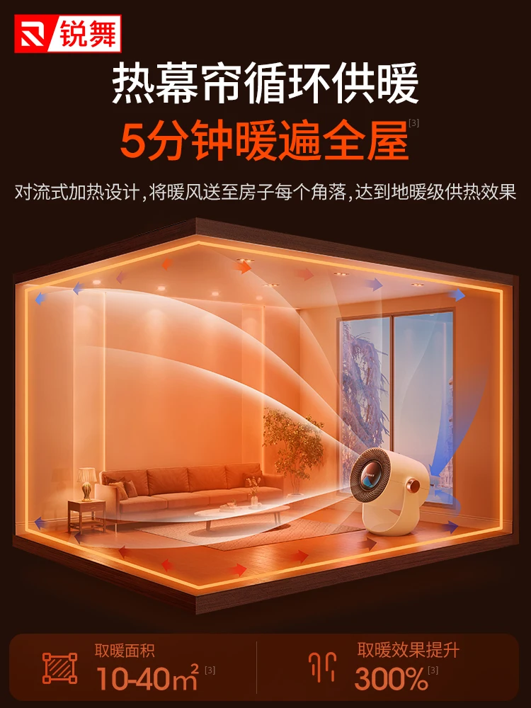 منزل التدفئة سخان توفير الطاقة الحمام الصامت الصغيرة سخان كهربائي سخان محمول سخانات 220 فولت غرفة الهواء البيئة المنزل