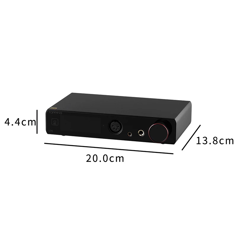 TOPPING L70 Full Balanced NFCA Headphone Amplifier 4Pin XLR/4.4 Balanced/6.35mm SE Output Amp with Remote Control