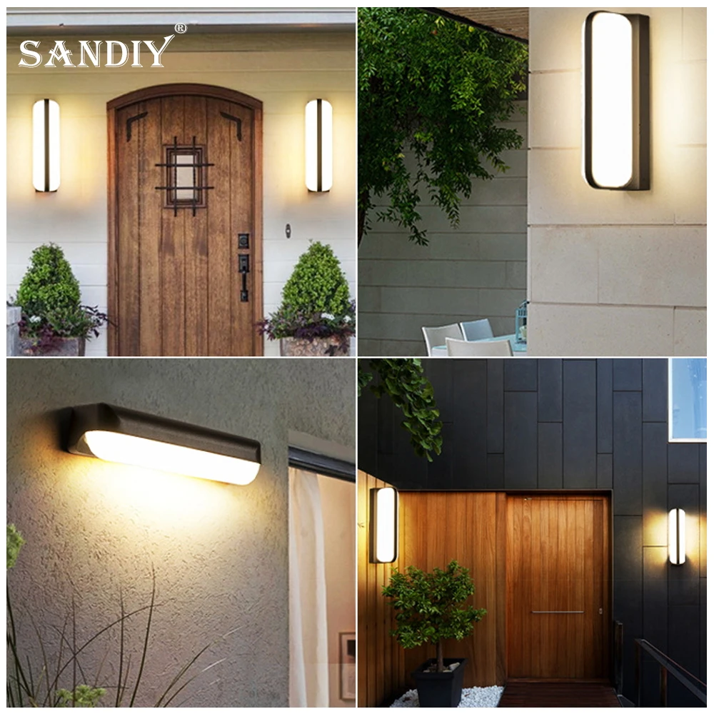 

Outdoor Wall Light Modern Simple Waterproof Balcony Staircase Light Outdoor Personalised Courtyard Garden Corridor Aisle Gate L