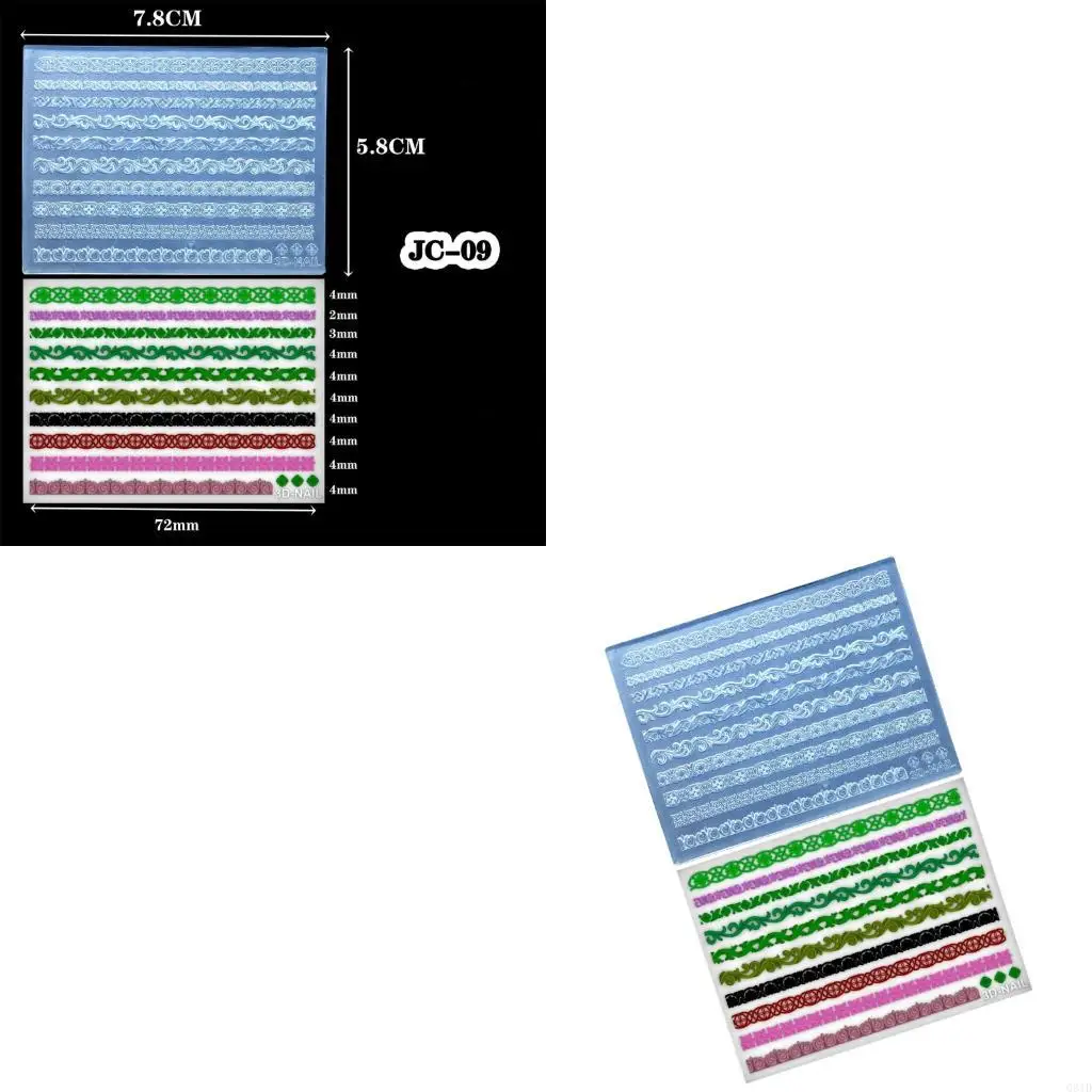 

Silicone Carved Molds DIY Art Tools Handmade Craft Supplies for 3D Art Creation and Versatile Decoration Use