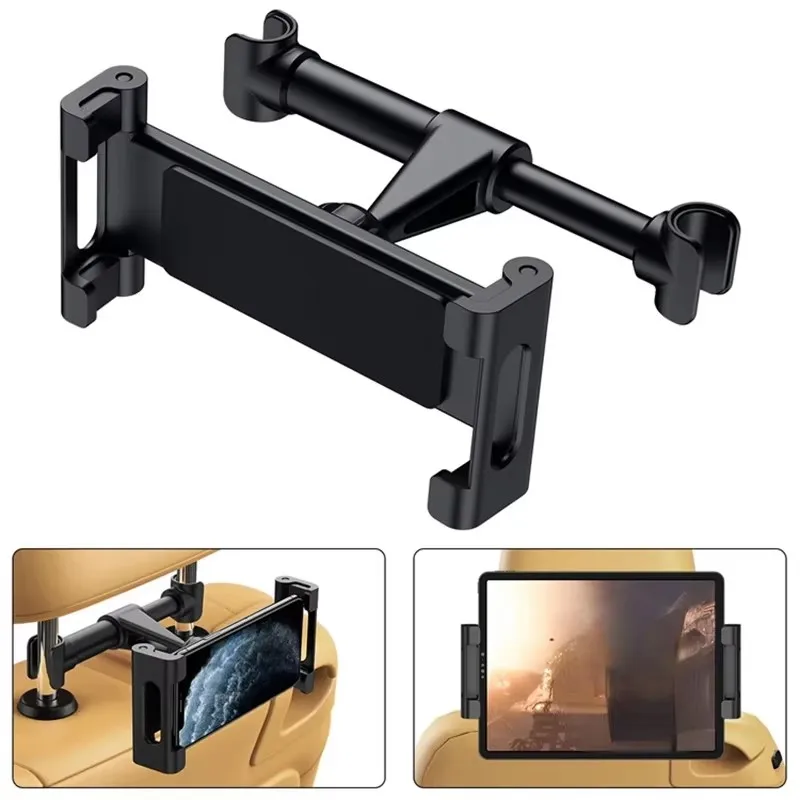 Adjustable Holder Accessories iPad Phone Revolve Adjustable Stand Auto Rear Seat Universal Car Back Seat Headrest Mount Holder