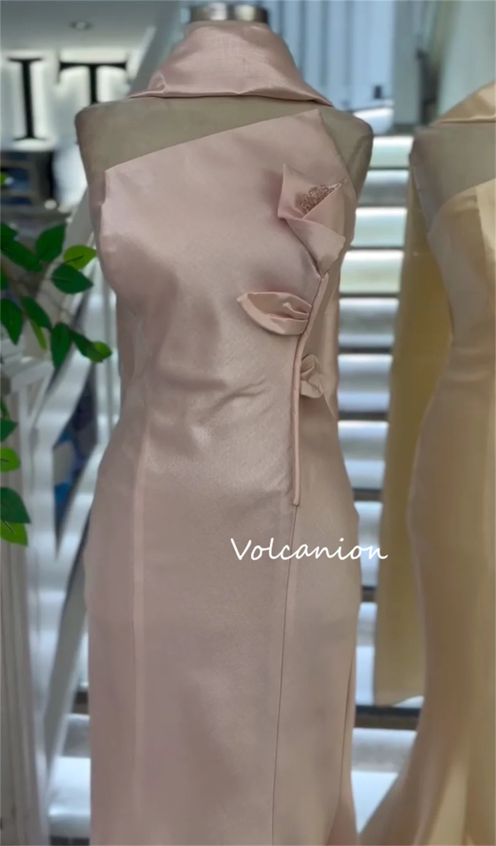 Customized Elegant Charmeuse Pleat Trumpet Strapless Long Dresses Bespoke Occasion Party Formal High Quality