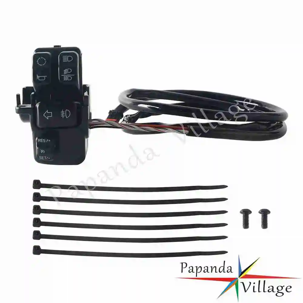 Motorcycle Replacement Parts IP65 Electronic Speed Cruise Control Kit For Harley Softail FLHC FLDE FXBR FLFB FXFB FXLR FLSL FXBB